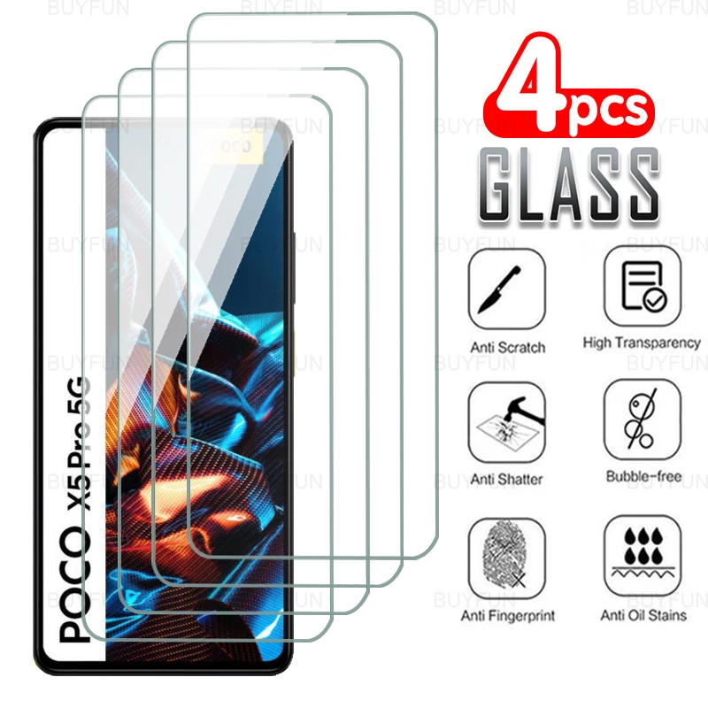 4ksový chránič obrazovky pre Xiaomi POCO X5 Pro Temperované sklo na poxo malá pofo x 5 5x poko poxo x5pro POCOX5PRO POCOX5 5G sklo skla