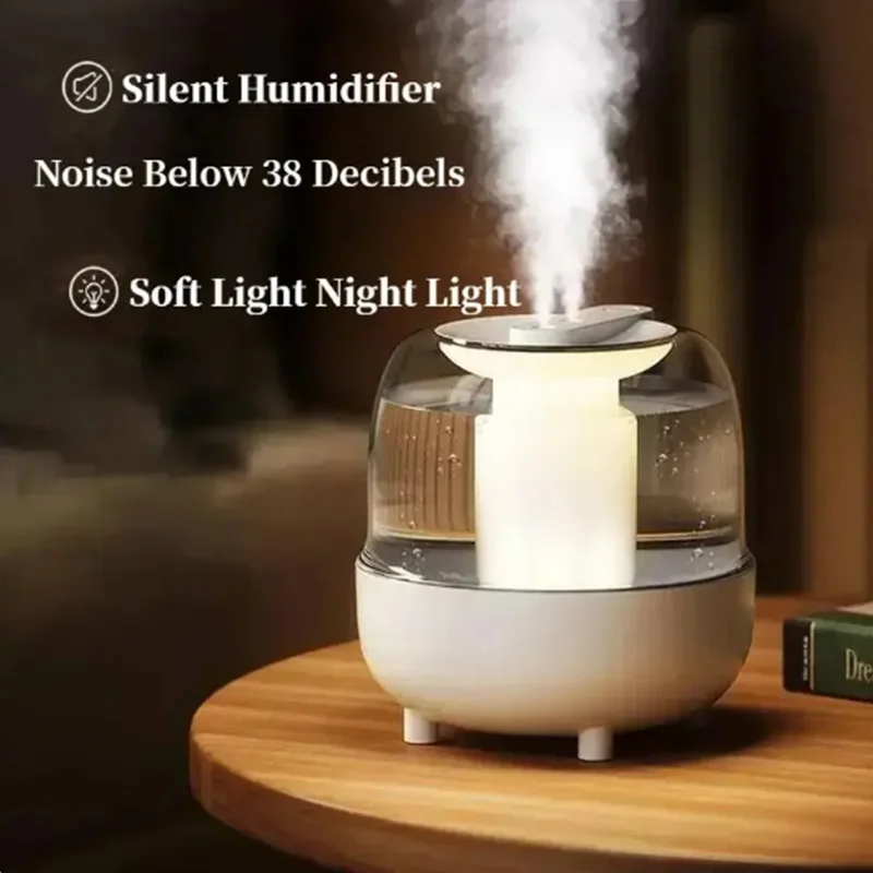 4L vzduchový zvlhčovač Veľká kapacita Atomizer Atomizer Ultrazvuk aróma difúzora Cool Mist Maker