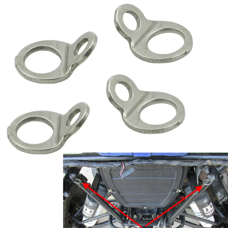 4pc m8 8 mm zviazané popruhové krúžky z nehrdzavejúcej ocele pre yzf rmz crf kfx klx yz cr ktm rm kx ttr