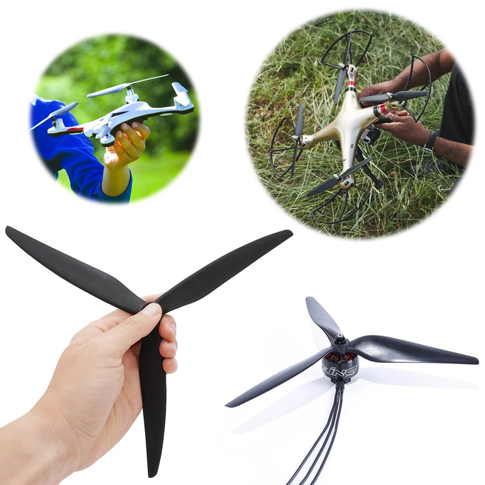 4pcs 1050 10inch 3-čepeľový vrtuľový 3-čepeľové rekvizity 3 Blade/Tri Blade Proppeller Prop pre doplnky na náhradné prostriedky na výrobu FPV Drone