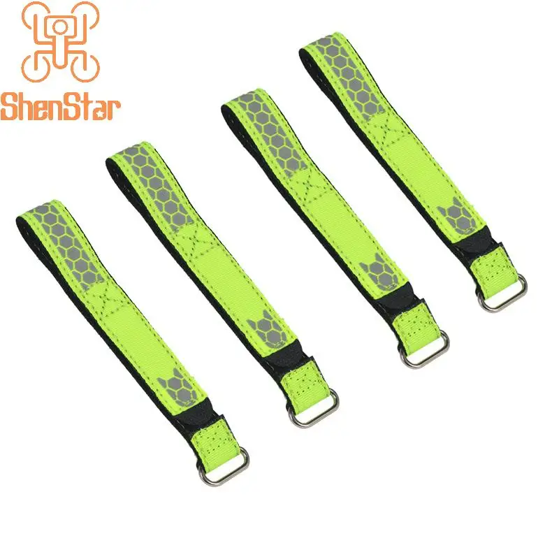 4pcs 20x260mm RC RC Battery Rail Race Tet Metal Buckle Magic Sticker Tape Battery Battery Battera