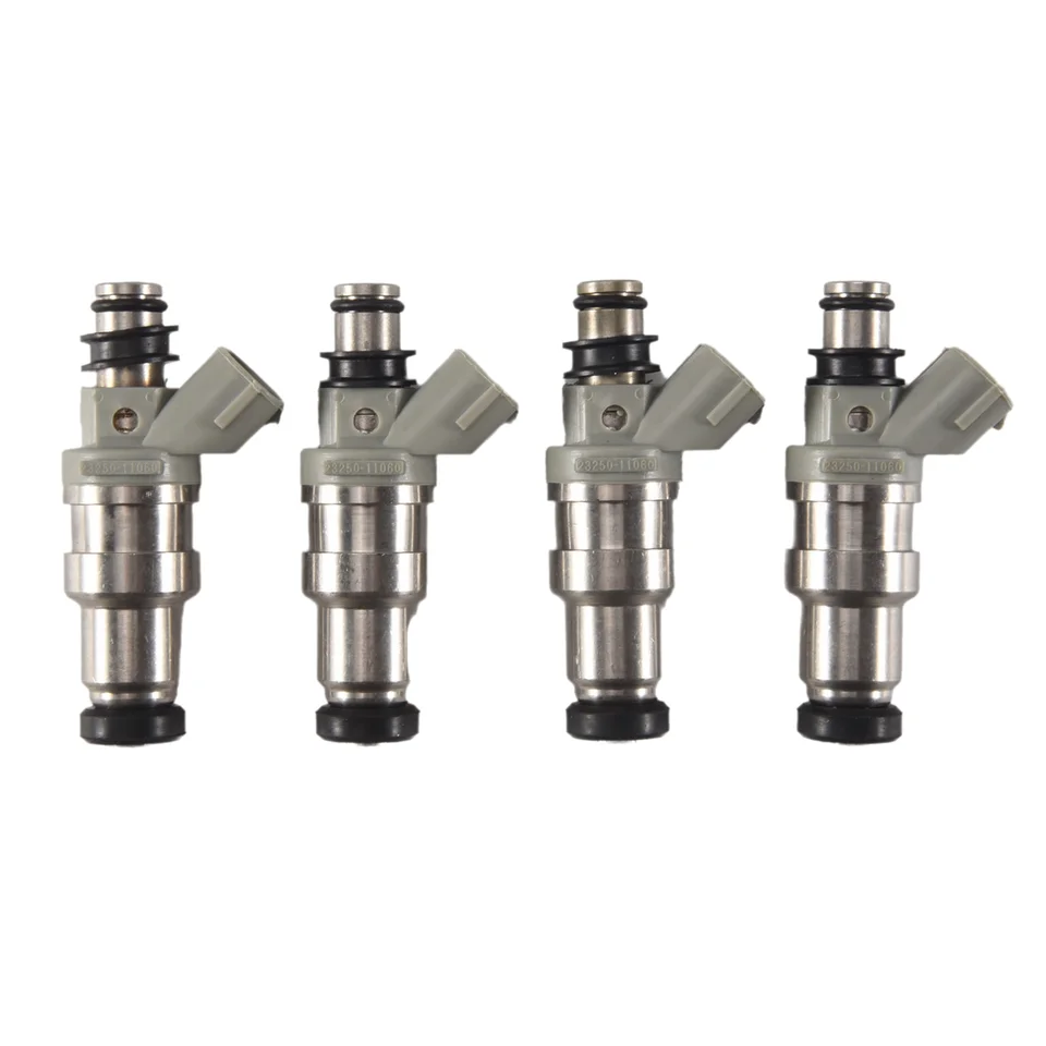 4pcs 23250-11060 23209-11060 Injektor paliva pre Toyota Starlet Glanza 4E-FTE 1.3 Turbo EP91