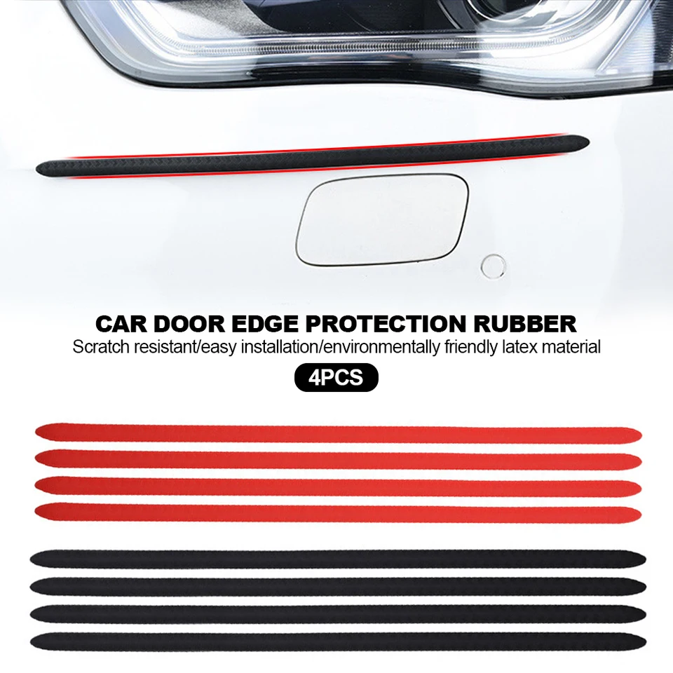 4pcs 40cm Ochrana automobilu Ochrana automobilu Automatický nárazník ochranný kryt Scrapt Screping Screping Biela čierna lem Univerzálny automobil Styling