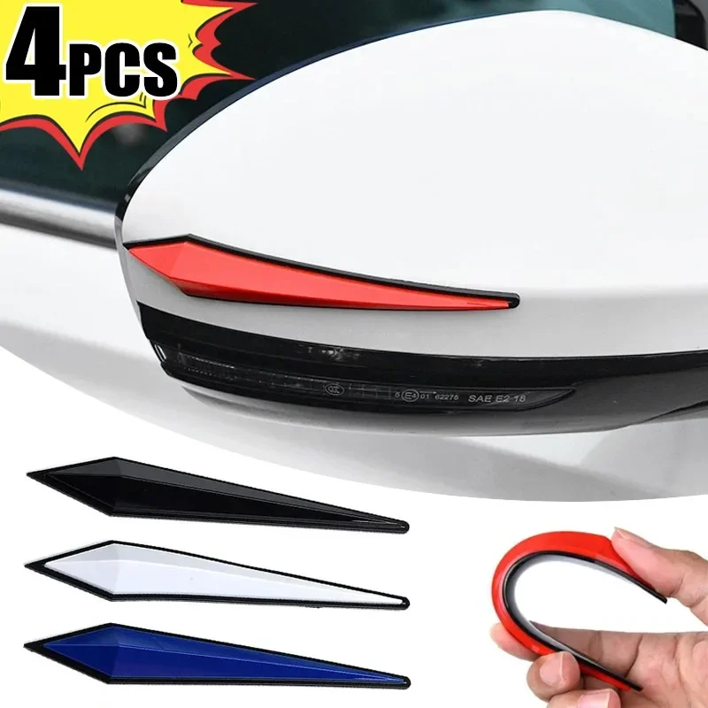 4pcs Car Antis-Scratch Ochranná nálepka nárazník proti kolegu pre Astra H K7 Jeep Patriot Peugeot 5008 Renegade W177