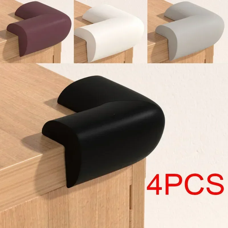 4pcs detská bezpečnosť detská bezpečnosť farebný ochranný pásik Soft Edge Table Table Ochranné ochranné kryt