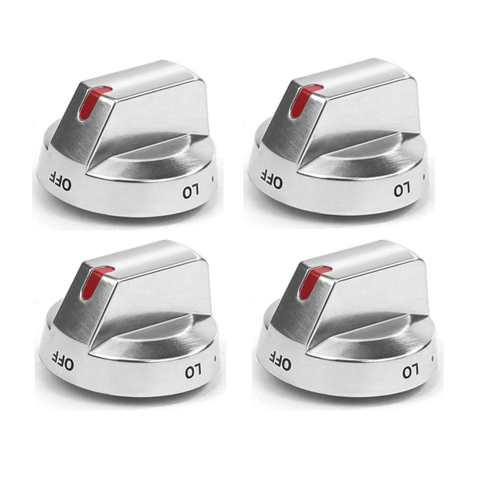 4pcs DG64-00473A Výmena gombíka pre Samsung z nehrdzavejúcej ocele Knob plyn