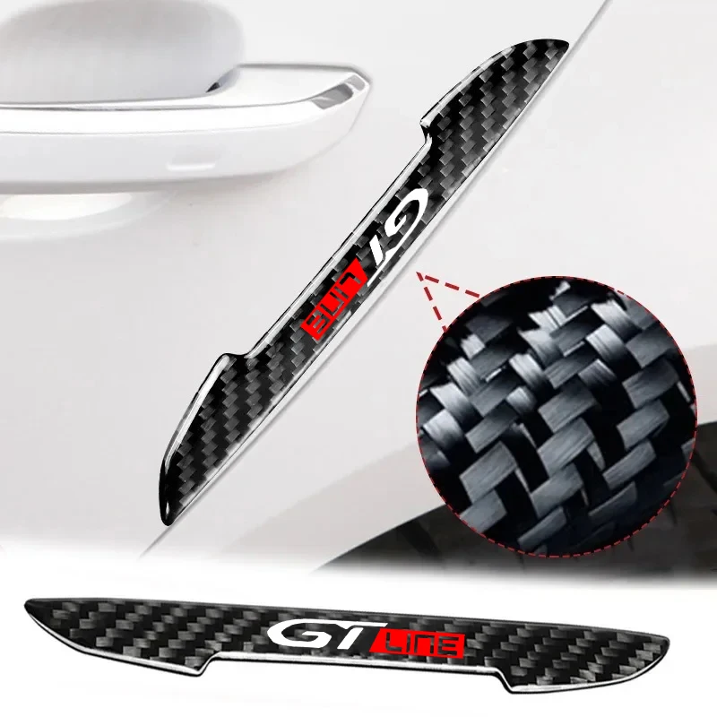 4pcs Dvere CAR STRACKER OBRADNÉ OBRAZOVÉ OBRAZOVÉ OBRAZOVANIE PREUGEOT GTI GT-GT LINE 508 2008 5008 4008 308