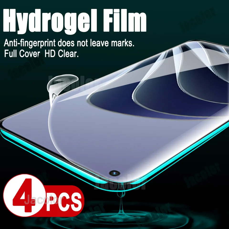 4pcs Film Soft Safety Hydrogel Film pre OnePlus 11R 11 10T 10R 10 T 9R 9 R pre ONE PLUS ONEPLUS11R ONEPLUS10R WATERY OBRAZ
