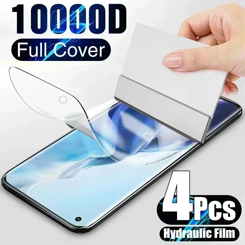 4pcs Full Cover Hydrogel Film pre Huawei P30 P20 P20 Lite P50 Pro Protector Screen pre Huawei Mate 30 20 40 50 Pro Lite Film