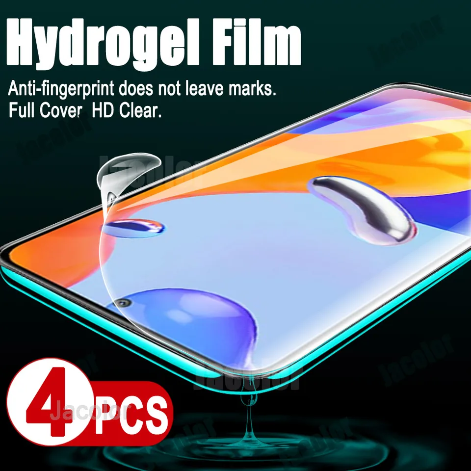 4pcs Hydrogel Film pre Xiaomi Redmi Poznámka 11 4G 10 Pro 5g Max pre notu 11Pro note10pro note11pro 5 g Water Gel Screent Chráni