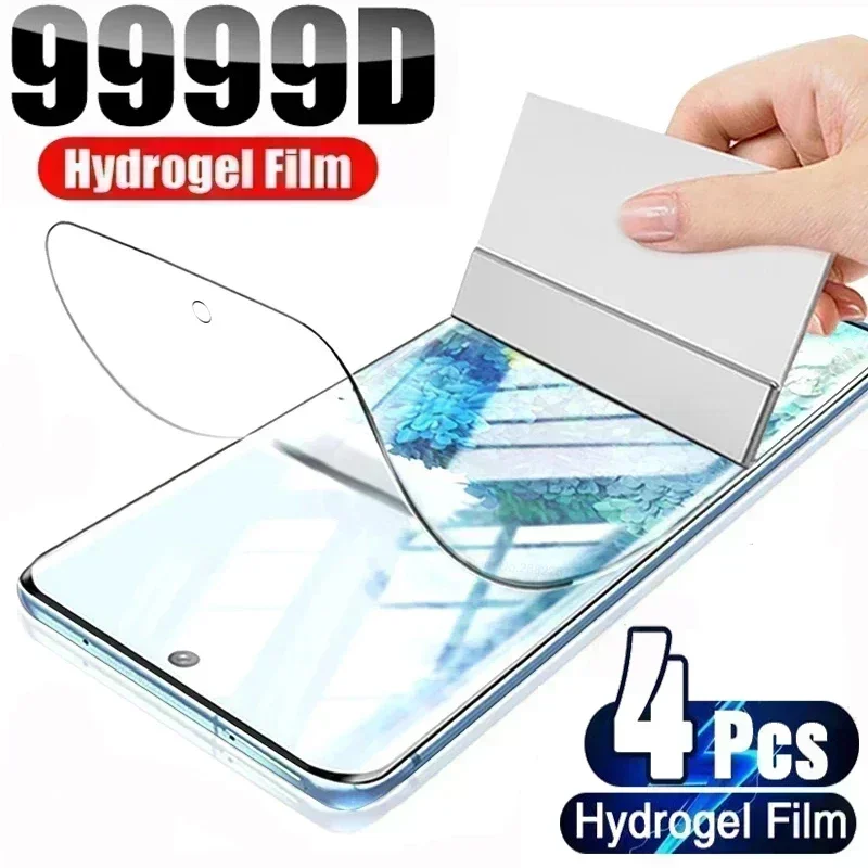 4pcs Hydrogel Film Screent Chránič pre Samsung Galaxy S22 S23 S21 S20 Ultra Plus pre Samsung Galaxy Note 20 8 9 10 S9 S10 Film