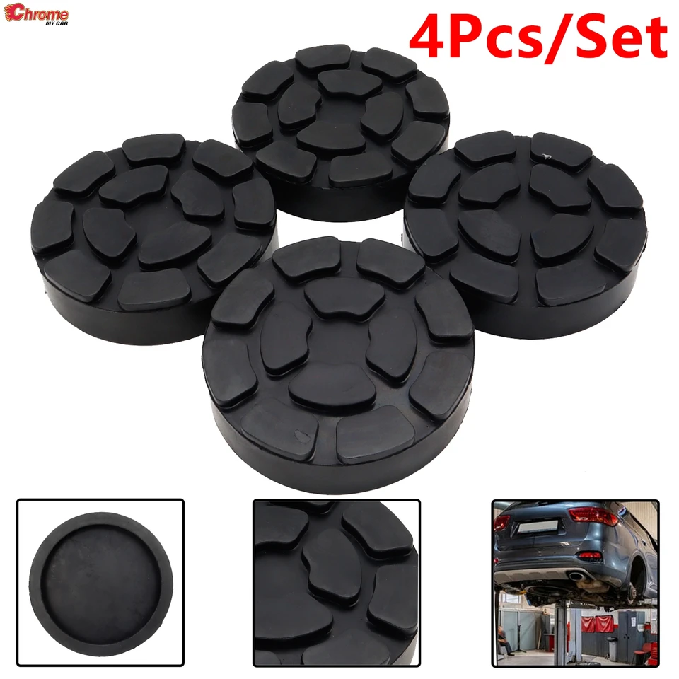 4pcs Jack podložka s priemerom 125 mm výťahové gumové podložky Rámcový adaptér pre štipku zvar bokom zdvíhacie zdvíhacie zdvíhacie konektor
