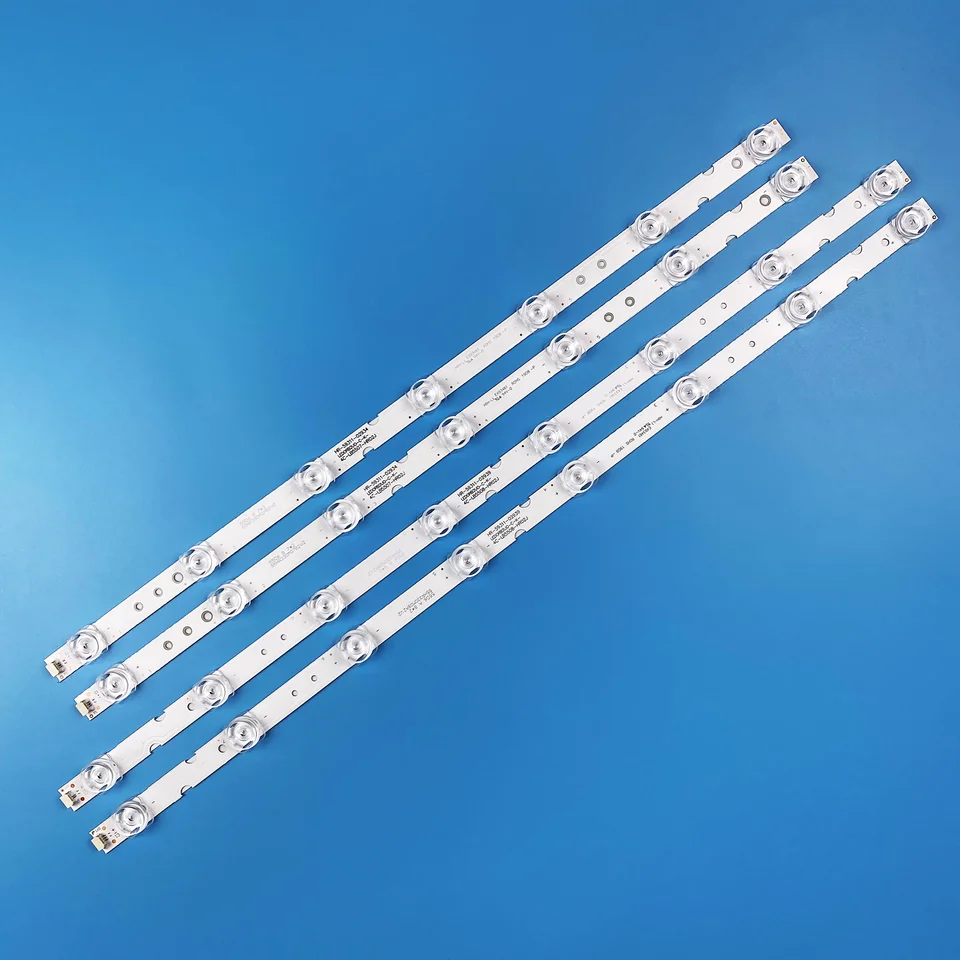 4pcs LED podsvietené prúžky pre TCL 55 '' TV 55D6 55DP603 55DP600 55P8M 55P617 L55P65US 4C-LB5508-HR03J 4C-LB5507-PF02J GIC55LB112