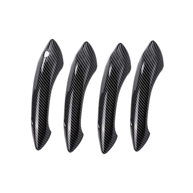 4pcs LHD Kruba dverí pre BMW F10 F11 F07 F01 F02 520 523 525LI Automatické exteriérové ​​diely Orezanie kľučky dverí