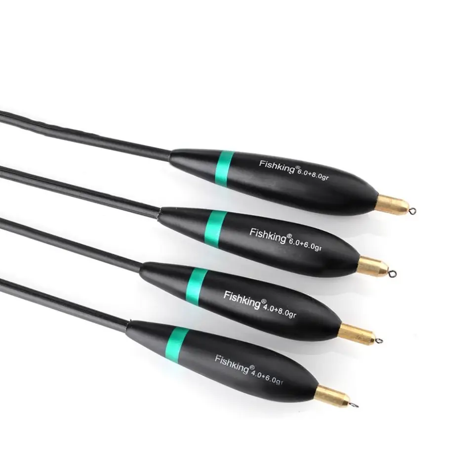 4pcs/lot Barguzinsky Barguzinsky Pesca Balsa Float Set Zmiešaná veľkosť Vertikálna Barguzinsky Fir Float Bobber 4 Veľkosť preťaženia veľkosti