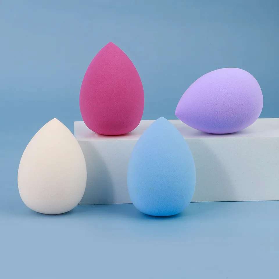 4pcs make -up špongie prášok Puff Beauty Kozmetické guľové základy prášok Puff Dry Wet Combined Water Droplets Tools Tools