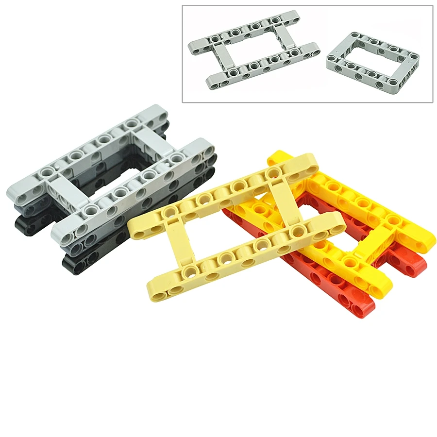 4pcs MOC Technický príslušenstvo hrubé stavebné bloky Liflarm Modifikované rámece Arm 5x11 5x7 Otvorený stredový lúč 64178 64179 Tehly