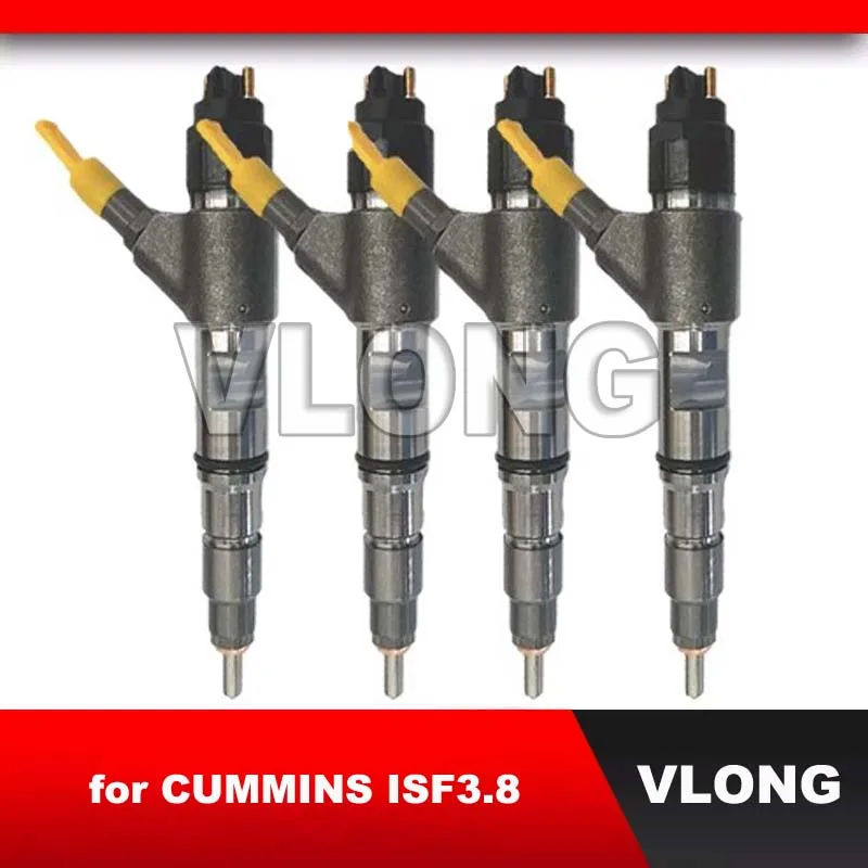 4pcs Originálny nový injektor nafty Common Rail Diesel Injektor pre Cummins ISF 3,8 Foton Vogla 0445120134 4947582 5283275 0445120297