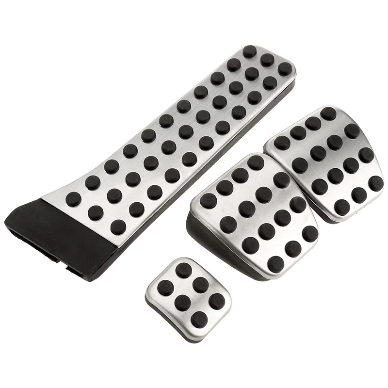4pcs Pedál z nehrdzavejúcej ocele pre Mercedes-Benz W202 W203 W204 W124 W210 W211 W212 W218 X204 R172 R231 CE CLS GLK SLK