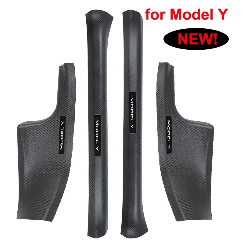4pcs predné zadné dvere kryt chránič pre Tesla Model Y 2024