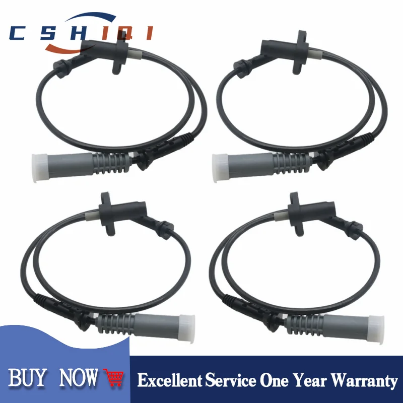 4pcs predný+zadný ľavý/pravý snímač rýchlosti kolies pre BMW 5 E39 1995-2004 520 523 525 528 530 535 540 M5 34521182159 34521182160