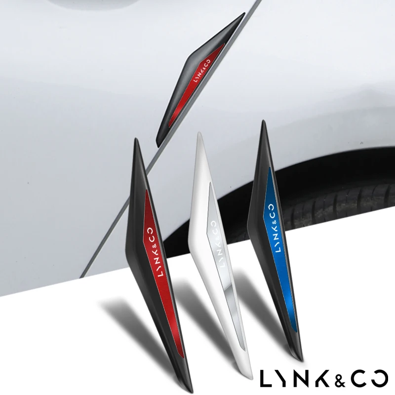 4pcs PVC Dvere CAR ORATE 3D STRECERS Automatické vozidlá pre Lynk & CO 01 02 03 05 06
