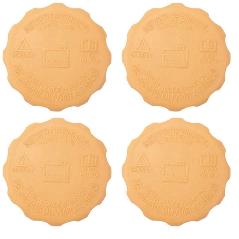 4PCS Radiator Expansion Tank Cap pre Chevrolet Aveo Optra Nubira Lanos Pontiac G3 pre Ford 96420303 96536649