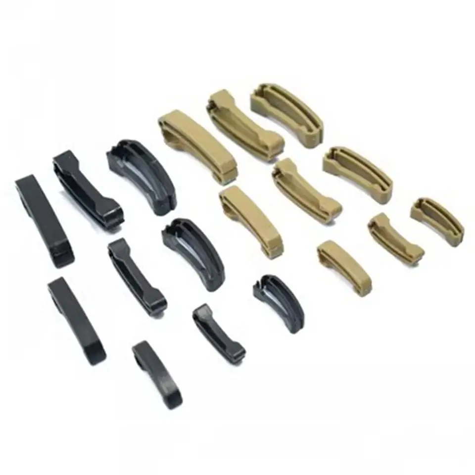 4pcs rýchle sklzové brankárové brankárové klipové klip Molle Webbing Buckle pásový spona upravte kont -batohové spony batohu