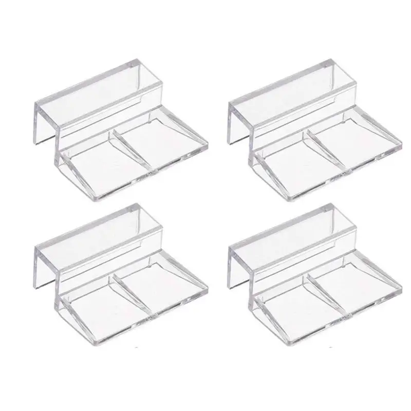 4pcs/set akrylové rybie nádrž na kryt krytu veka podpora 6-12 mm Multifunkčný sklenený akváriový vrchný kryt podopačný stojan Akvárium stojanov Akvárium