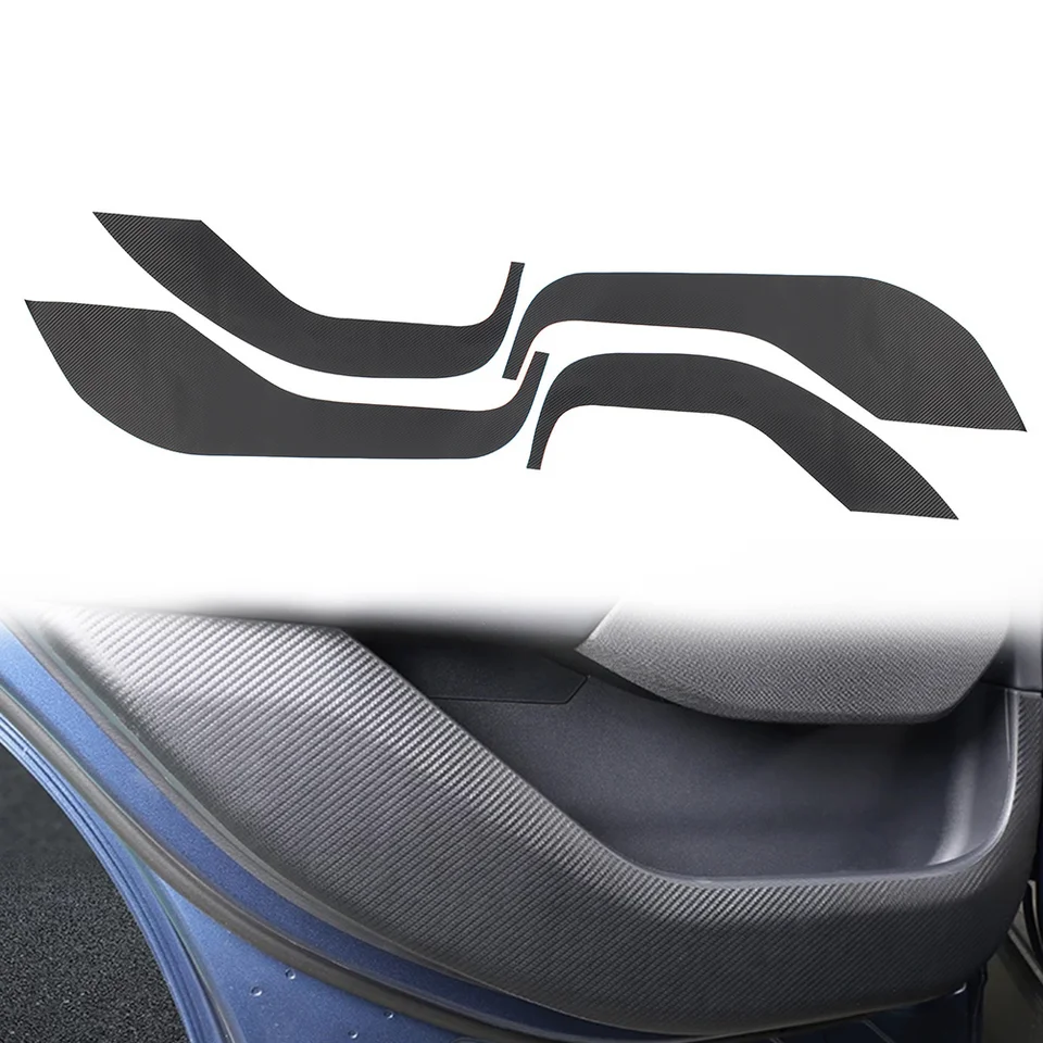4pcs/set automobilové dvere proti kick podložky Ochrana krytu pre Ford Mustang Mach-E 2021-2022