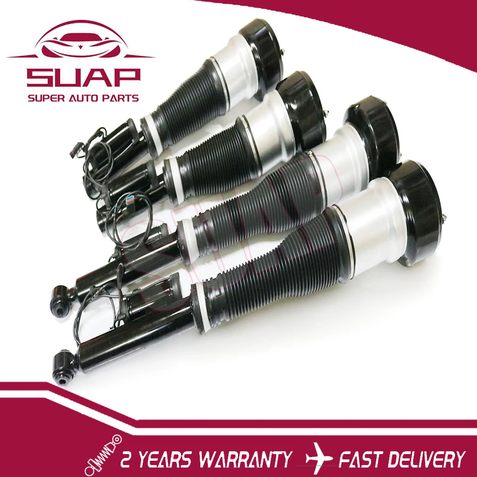 4pcs/set predný+zadný vzduchový tlmič nárazov pre mercedes-Benz S-trieda W221 2213200438 2213205513 2213205613