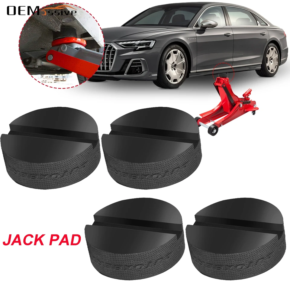 4pcs/set Trolley Hydraulic Jack zdvihák zdvíhací gumový blok zdvíhací puk klasický adaptér