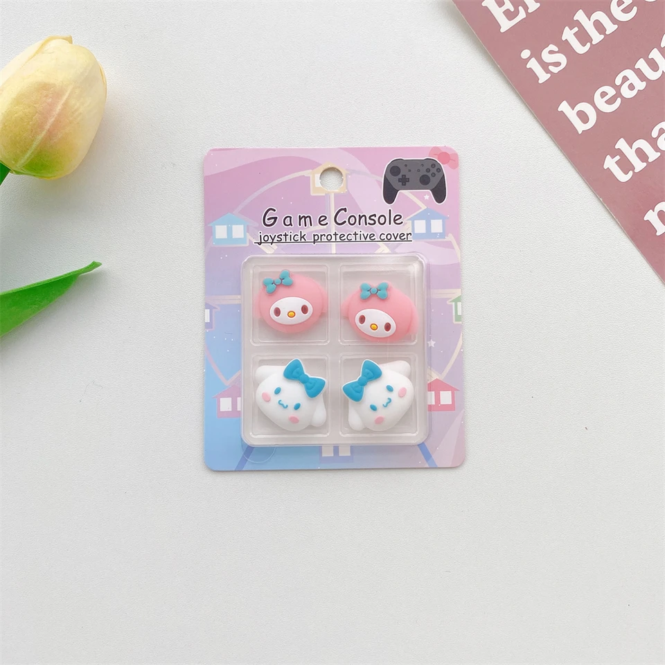 4pcs Silikónový analógový joystick Joystick Tumb Stick Grip Cap pre prepínač Pro Ps4 PS5 PS3 Xbox 360 Ovládač ovládača hry