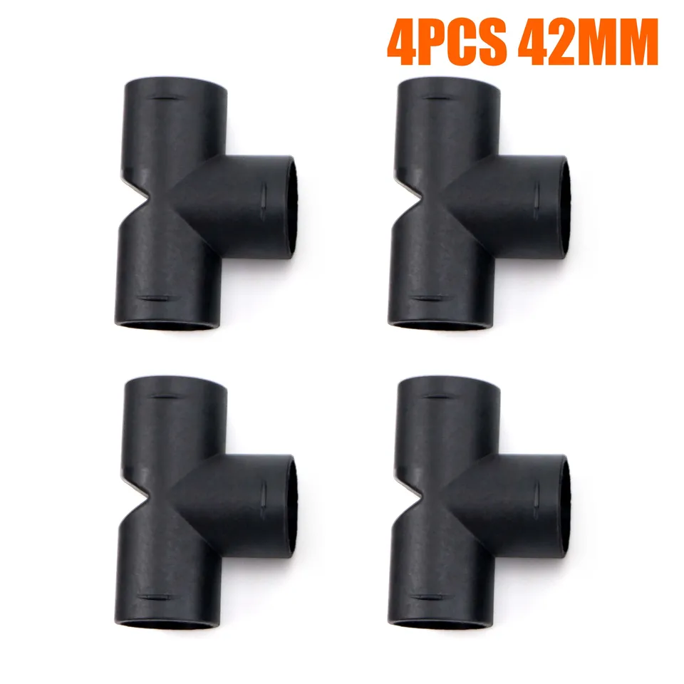 4pcs T - 42 mm konektor 3 výstupy kusovou rúrkou Hadicu Connect Air Vent Diesel Parking Ohriečko pre karavanu karavanu pre kamión automobilu
