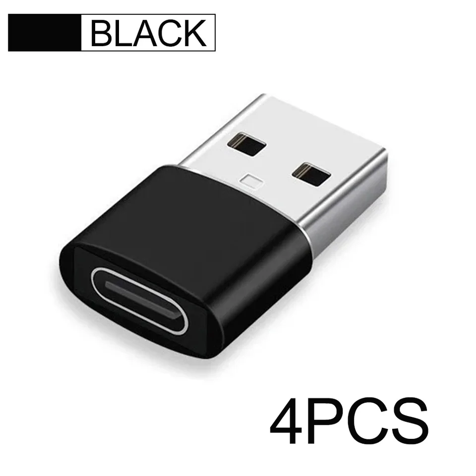 4PCS USB na typ C OTG Adaptér USB-C USB-C MOCRO USB TYP-C Ženský konvertor pre konektor MacBook Samsung S20 USBC OTG Connector