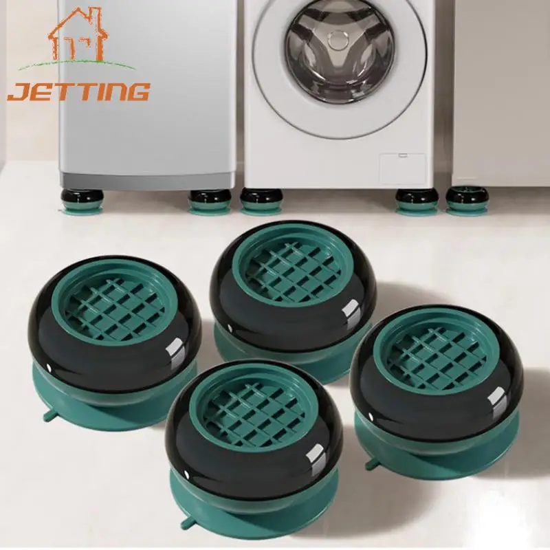4pcs Vibračné podložky Vibrácie proti vibráciám Podporujú päta na stabilizátor Práčka základné vankúšiky