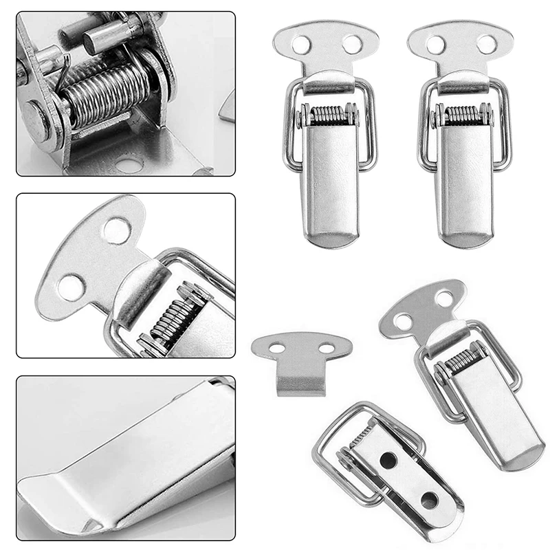 4pcs vinobranie kačice-ústí Mini hrudník Darček kufrík puzdro Prepínače hasp catch catch cap nerezová oceľ