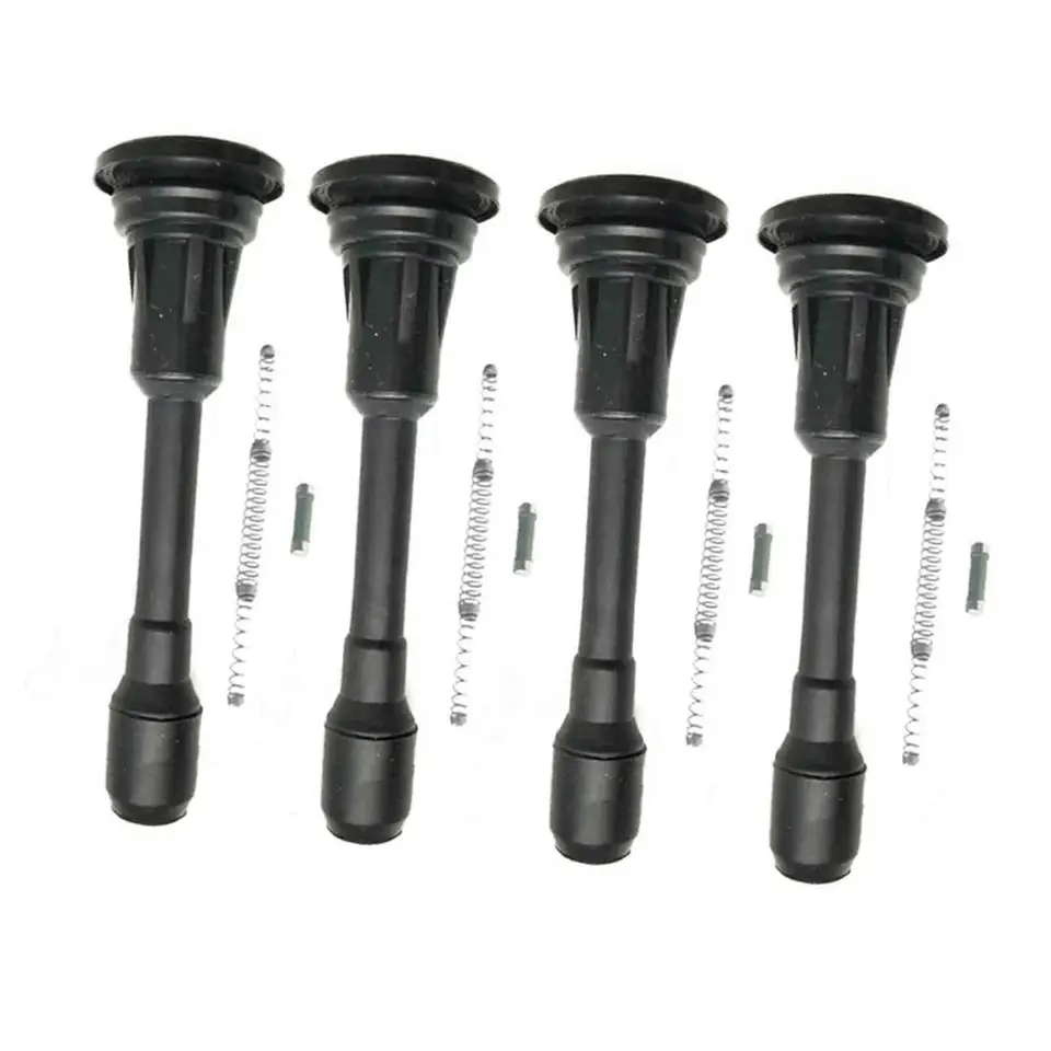 4pcs zapaľovacia cievka ľahko inštalácia opravných dielov gumová čierna s indukčným zapaľovaním jar 222448-ed000 pre Nissan Sentra