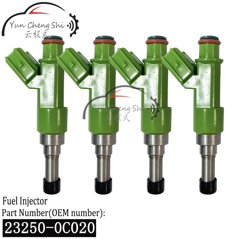 4PSC/LOT Originálny vstrekovač paliva Japonské príslušenstvo pre autá pre Toyota 2trfe Hilux Vigo OEM číslo 23250-0C020