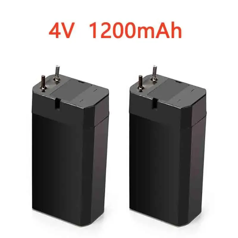 4V olovnatá batéria 1200 mAh Nabíjateľné batérie proti komárom Bat batérie LED svetlomety svetlometov baterky Vysoko kapacita nabíjateľná batte