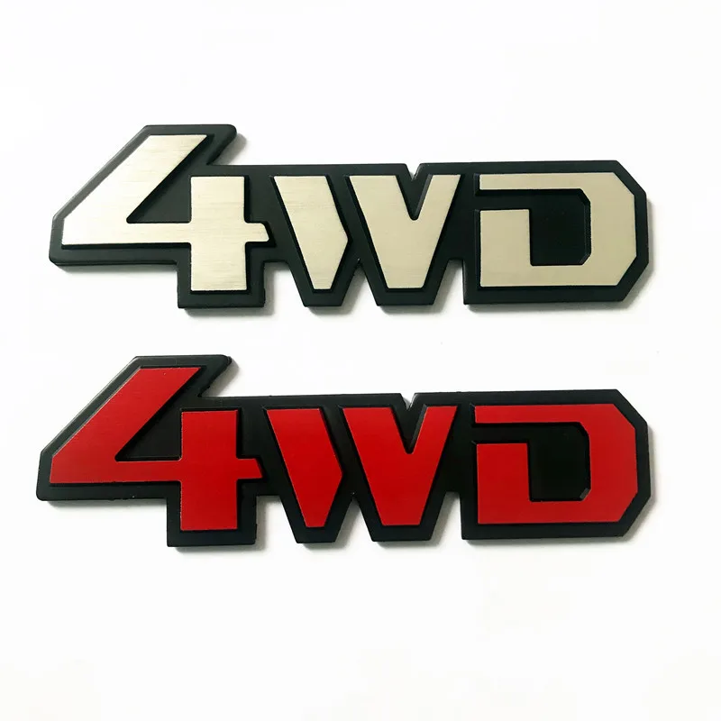 4WD kovová nálepka 3D Chrome Emblem 4x4 ODDIDGE DECAL CAR STYLING PRE HONDA CRV AKCIV CIVIC SUZUKI GRAND VITARA SWIFT SX4
