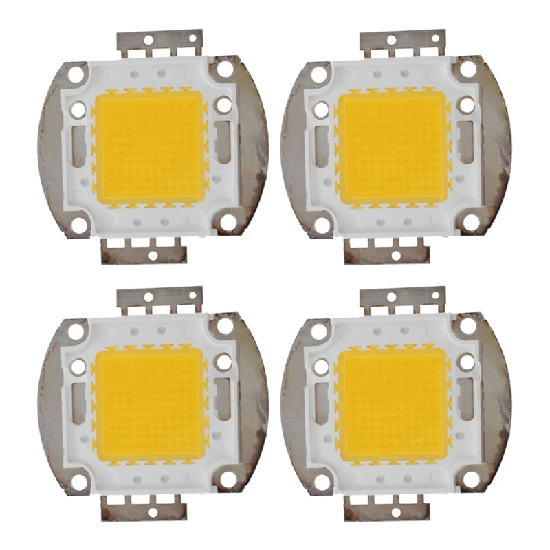 4x 100 W LED lampa s vysokým výkonom štiepky DIY Light Light Lighting Well White
