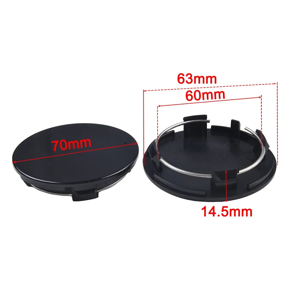 4x 70 mm kolesové náboje Centrum Fit for RM RIMS Typ 2024 HOT PREDAJ ČASŤ NOVÝ A Kvalitný Accesorios Para Vehículos