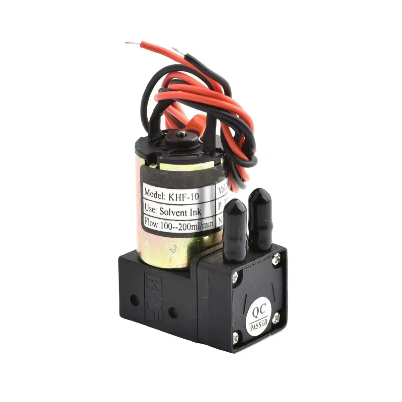 4x KHF malé atramentové čerpadlo 24 V DC 3W 100-200 ml/min Mikro membrána kvapalné čerpadlo pre veľké formáty ekologických tlačiarní rozpúšťadla