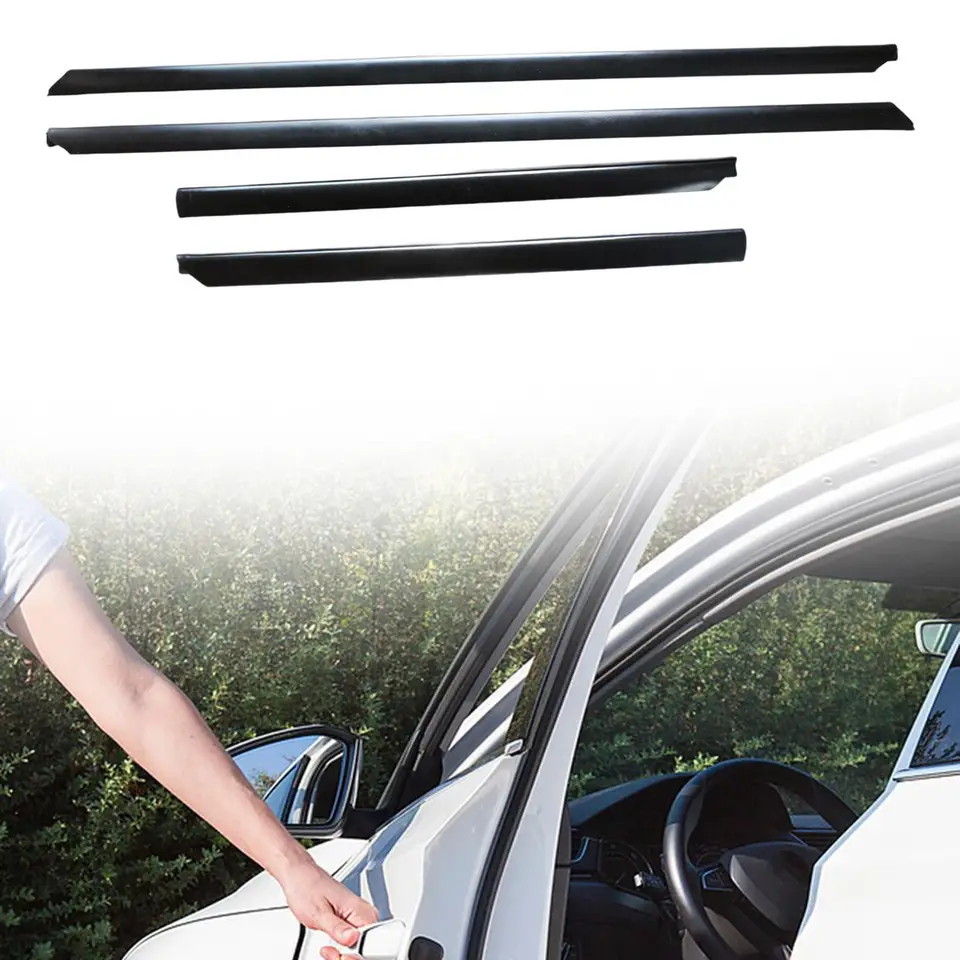 4x Ochranné prúžky pre dvere automobilov pre Audi A4 B5 1995-2001
