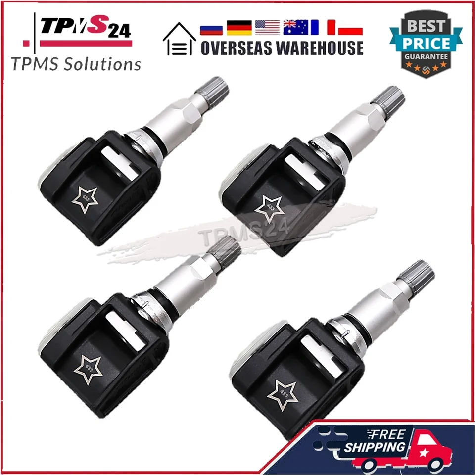 4x pre BMW 5-sériu G30 7 Series G11 BMW X3 X4 X6 X7 Mercedes-Benz AE GLE trieda 433MHz TPMS Sensor 36106887140 A0009052102