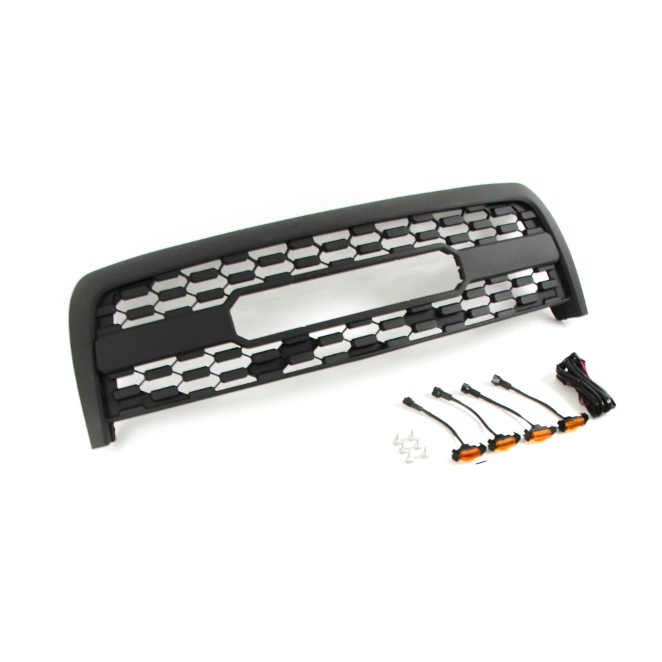 4x4 Off Road Truck Abs Black Grille so svetlom fit pre roky 2003-2006 Toyota Tundra