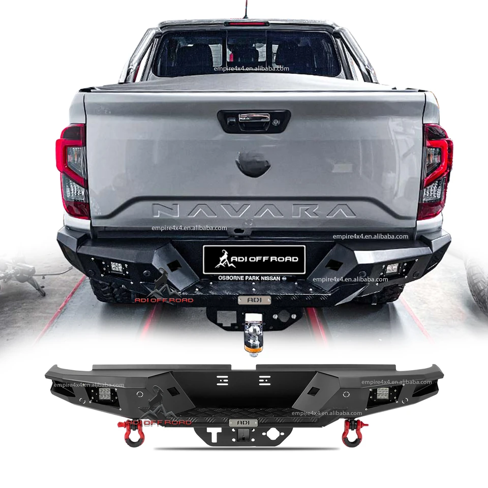4x4 Pickup oceľový bullbar predný nárazník zadný nárazník bočné tyče bočné kroky pre Nissan Navara NP300 predný predný D40 2007 ~ 2023