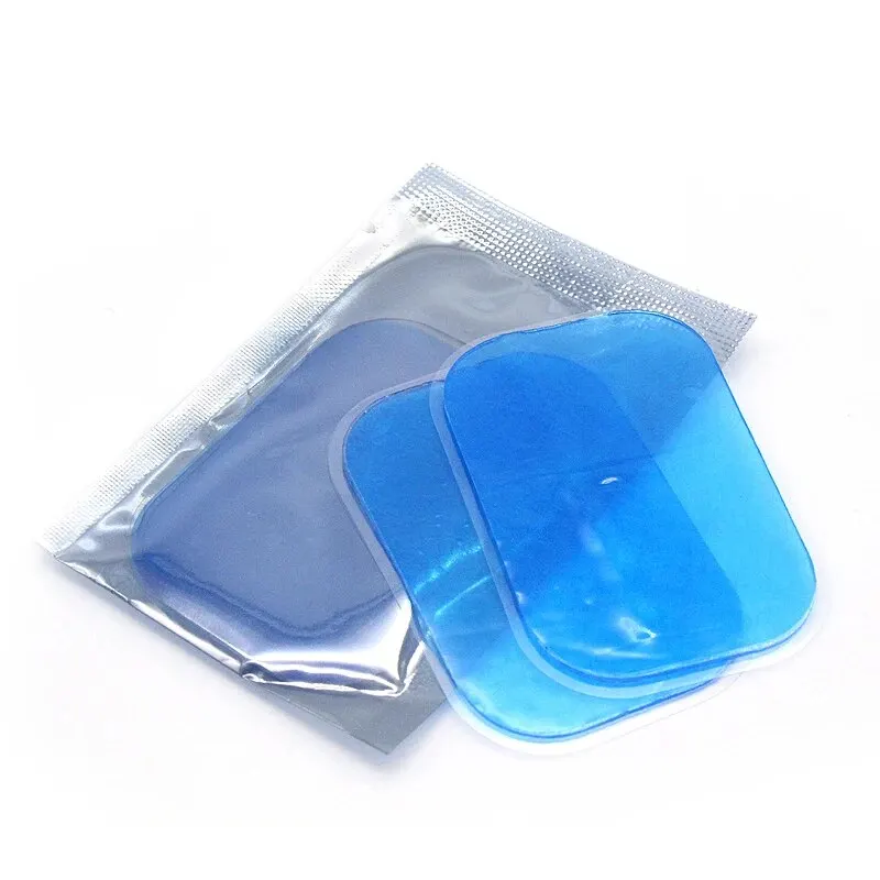 4x6cm trénera fitness gél nahradenie ABS brušné nálepky Elektródy/náplastí EMS Ztižný brušný gél