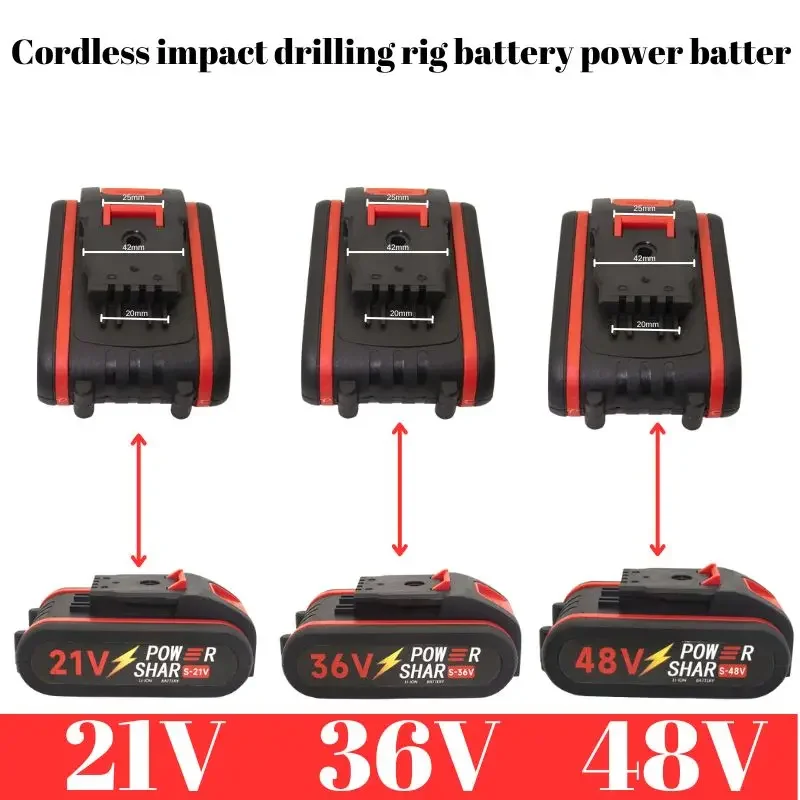 5 000 mAh 21V bezdrôtová nárazová vŕtačka batéria 48vf 36vf 88vf nárazová vŕtačka výmena batérie pre napájací náradie